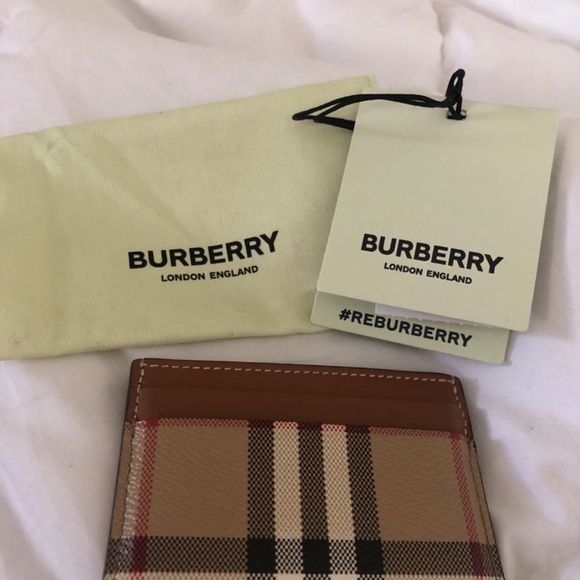 Burberry Check Card Holder - Picture 2 of 2